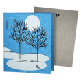 Load image into Gallery viewer, 5 Chickadees Holiday Moon Greeting Turns Into a Cleaning