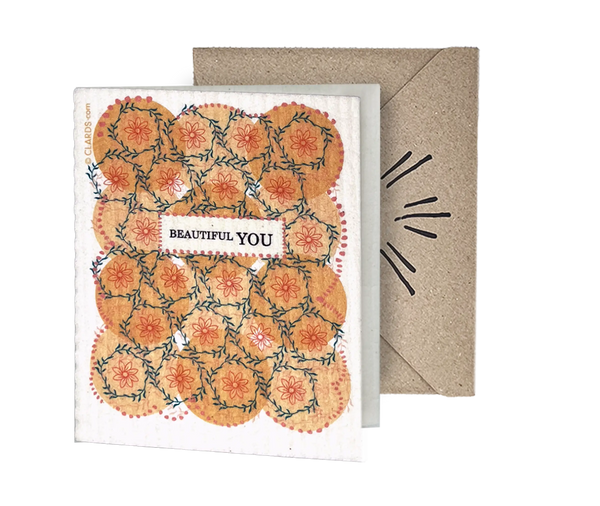Beautiful You 2-in-1 Greeting Clard® & Eco Cloth (Copy)