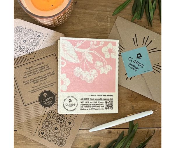 Blossom Bitch 2-in-1 Greeting Clard® & Eco Cloth - Eco