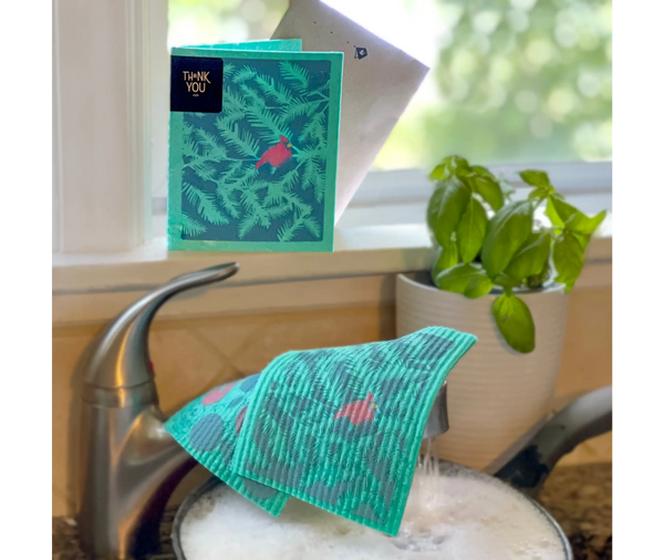 Cardinal Branches Clards—Greetings that Clean Up - Greeting