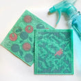 Load image into Gallery viewer, Cardinal Branches Clards—Greetings that Clean Up - wet with cleaning sprayer soakitup.shop