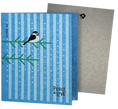 Load image into Gallery viewer, Chickadee Peace & Love Greeting Turns Into a Cleaning Cloth