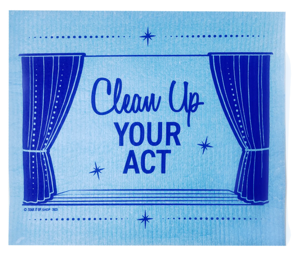Clean Up Your Act Swift Mopper XL Swedish Cloth - Blue -
