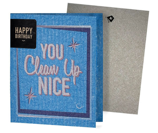 You Clean Up Nice—Soak iT Up Clards—Greetings turn into
