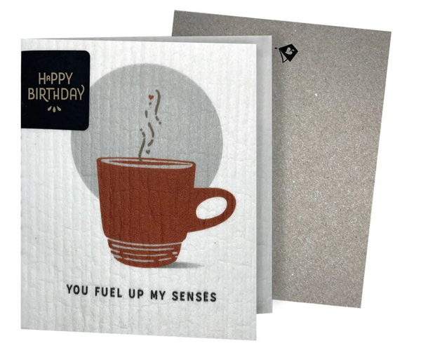You Fuel Up My Senses Coffee Clards—Greetings that Clean Up
