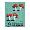 Load image into Gallery viewer, Fungi Frog –Greeting Card Turns to Swedish Sponge Cloth