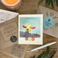 Load image into Gallery viewer, You GOat Girl 2-in-1 Greeting Clard® & Eco Cloth - Eco