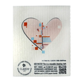 Load image into Gallery viewer, Love Finds Us –Greeting Card Turns Swedish Sponge Cloth