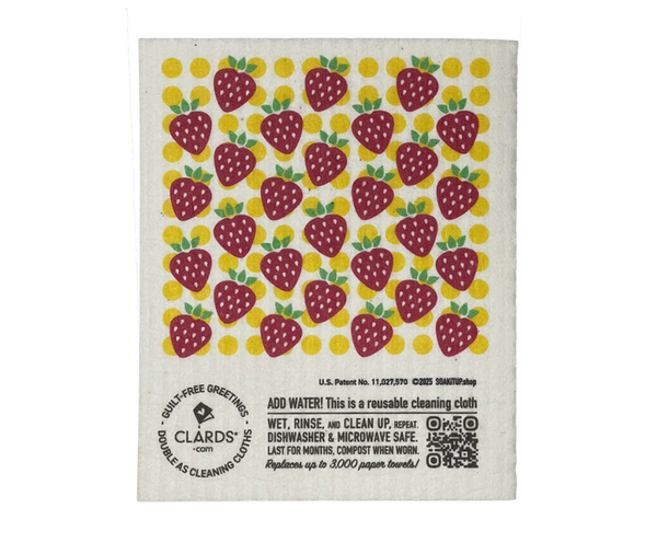 Loved Berry Much 2-in-1 Greeting Clard® & Eco Cloth - Eco