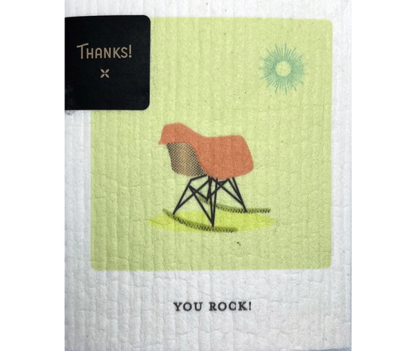 Mid Mod You Rock Clards—Greetings that Clean Up - Eco