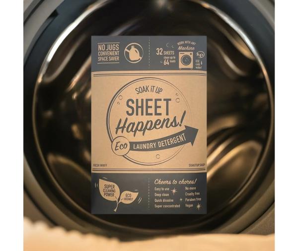 SHEET HAPPENS eco laundry detergent - SAVE 40%