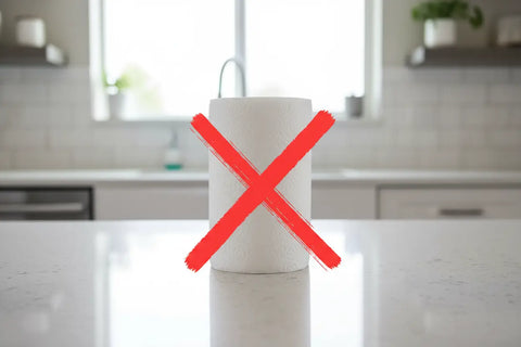 Ditch the Paper Towels — Try These 5 Smart Sustainable Ideas for Your Home