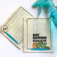 Load image into Gallery viewer, Sh*t Happens Soak iT Up Cactus Clards—Greetings that Clean
