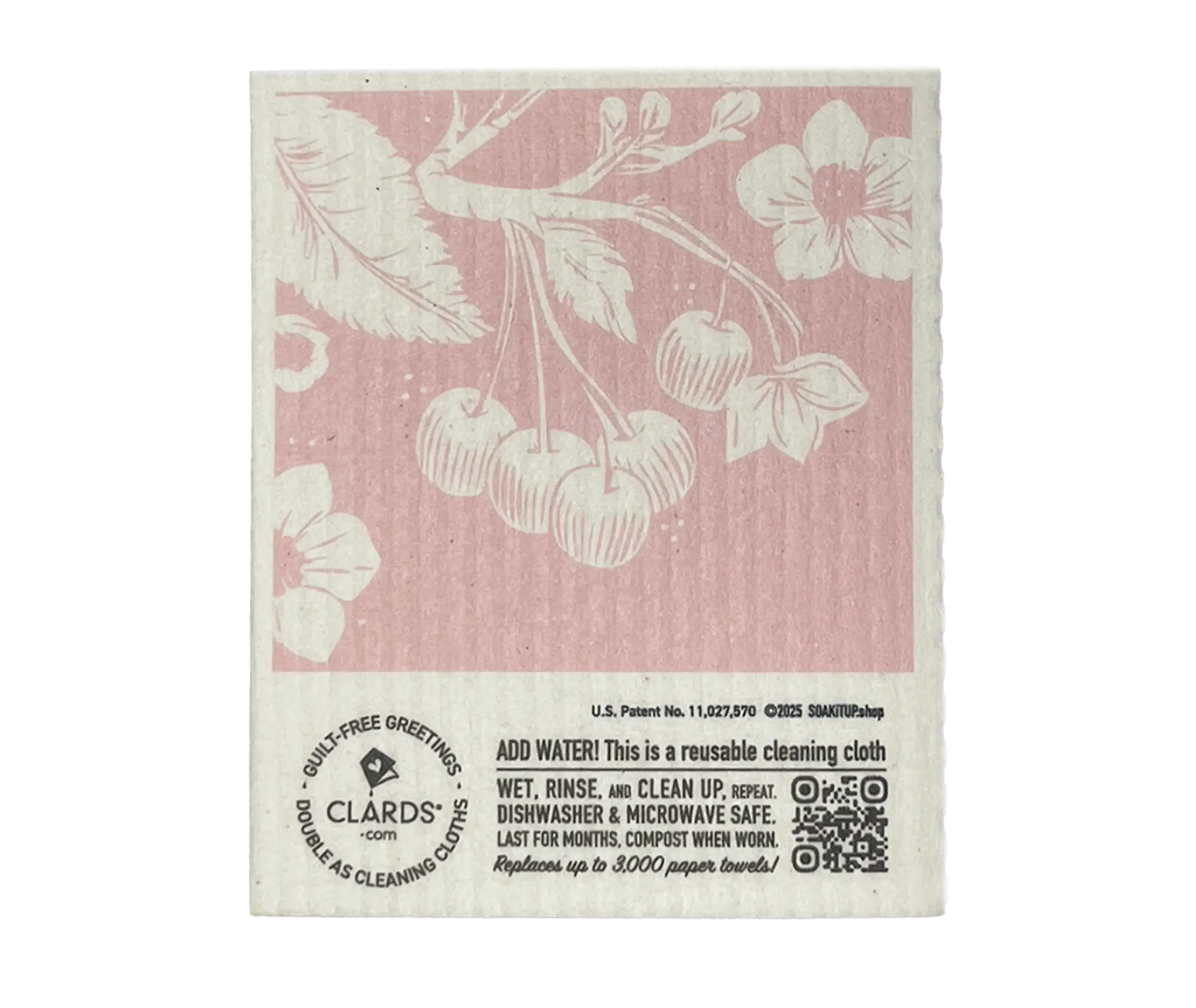 Blossom Bitch 2-in-1 Greeting Clard® & Eco Cloth - Eco