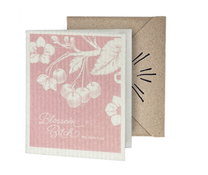 Blossom Bitch 2-in-1 Greeting Clard® & Eco Cloth - Eco