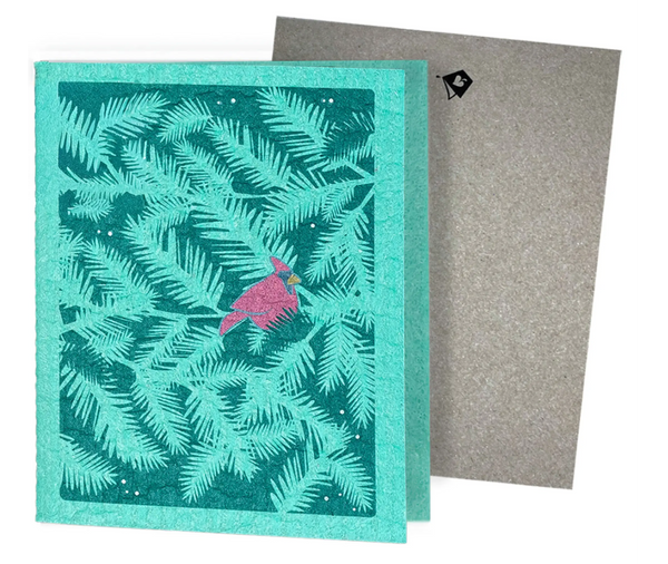 Cardinal Branches Clards—Greetings that Clean Up - Greeting