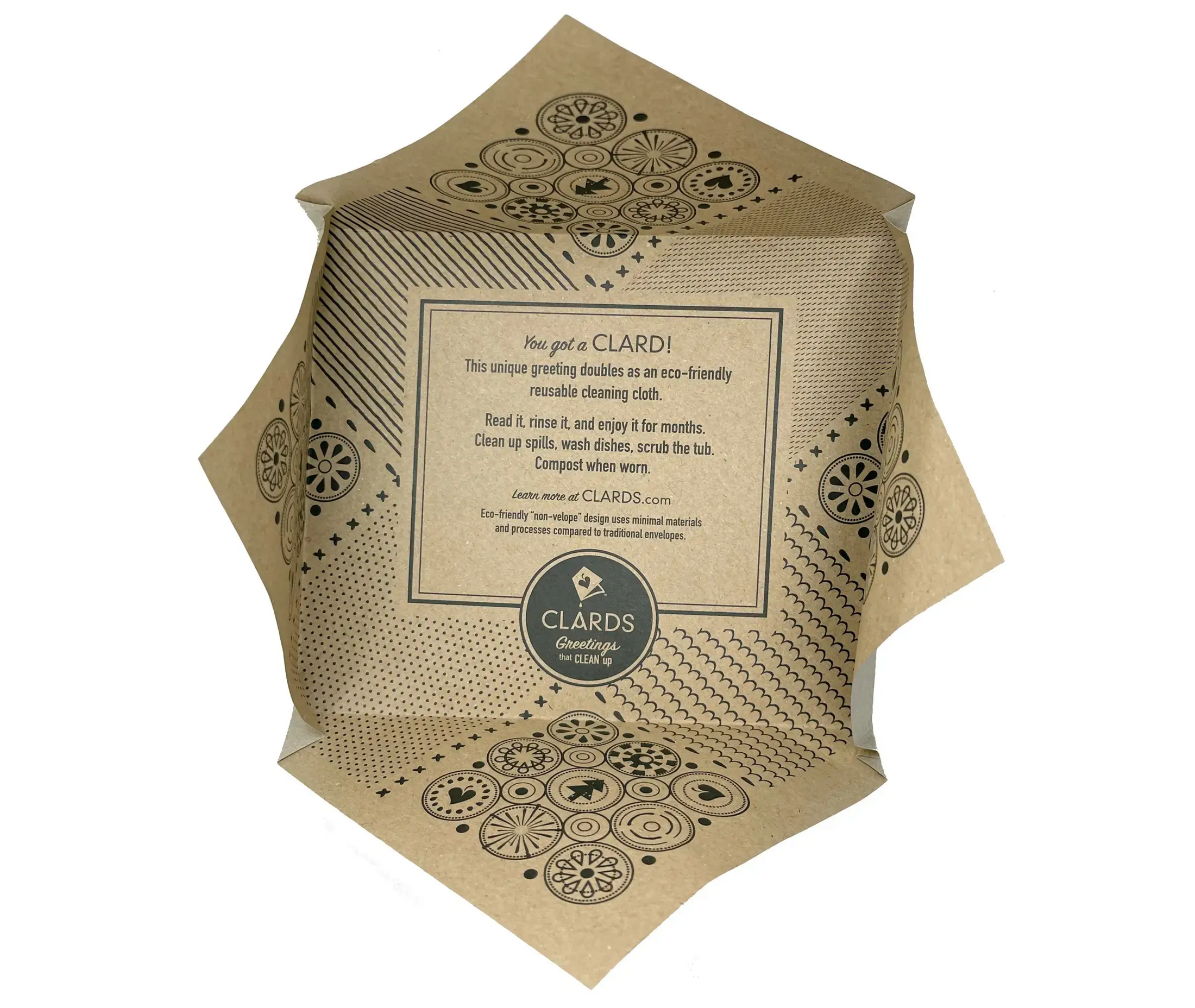 It’s Your Lucky Day Shamrock Clards—Greetings that Clean Up