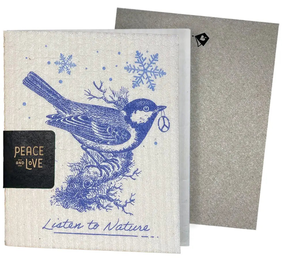 Chickadee Vintage Etching Greeting CLARD - Greeting CLARD