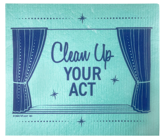 Clean Up Your Act Swift Mopper XL Swedish Cloth - Green -