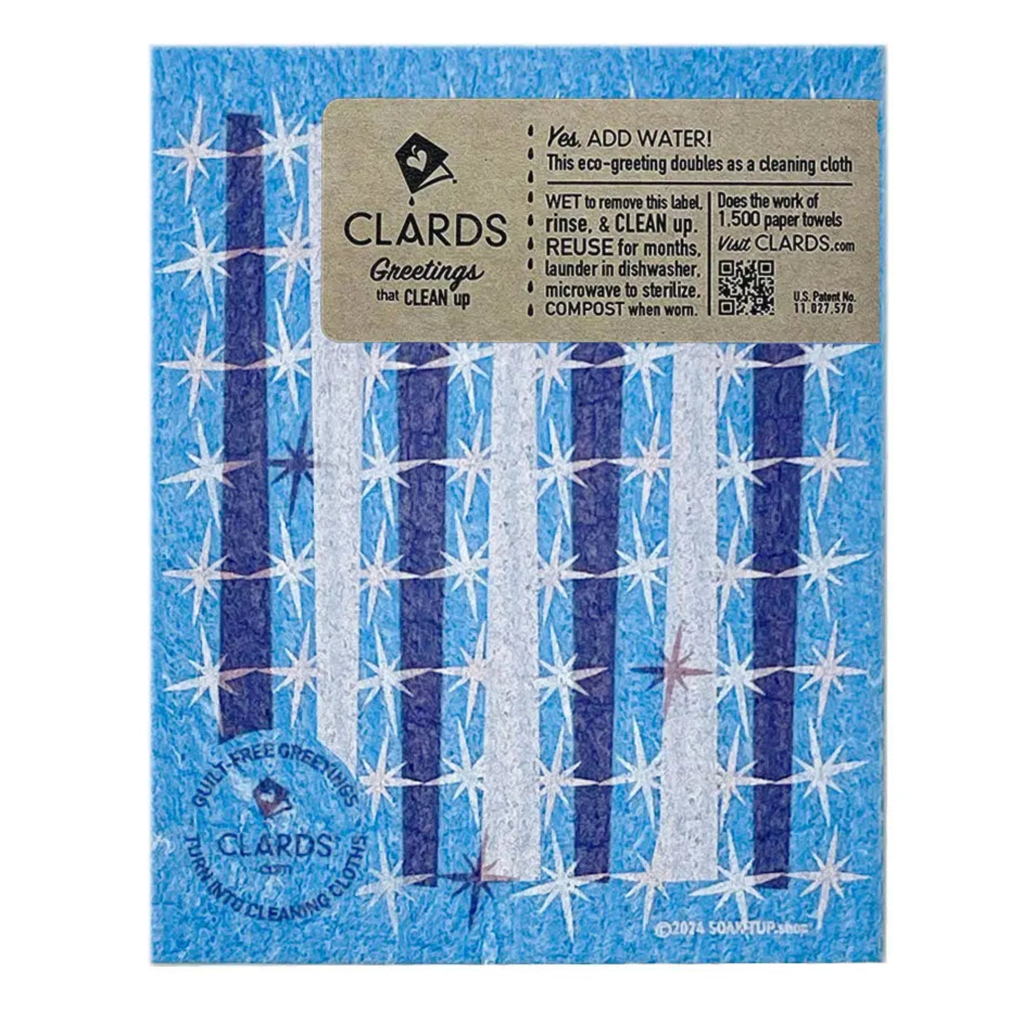You Clean Up Nice—Soak iT Up Clards—Greetings turn into reusable cleaning cloths soakitup.shop