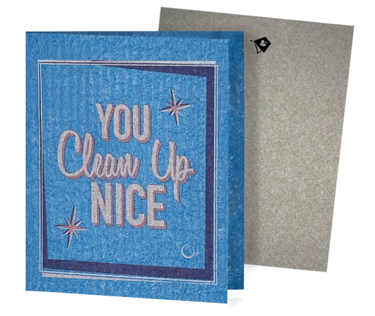 You Clean Up Nice – Greeting Turns Into a Swedish Sponge