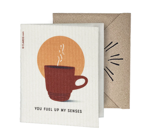 You Fuel Up My Senses 2-in-1 Greeting Clard® & Eco Cloth