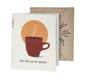 You Fuel Up My Senses 2-in-1 Greeting Clard® & Eco Cloth