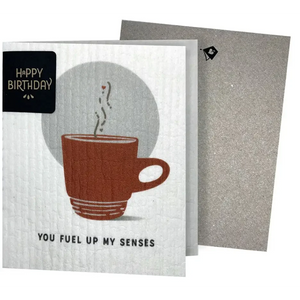 You Fuel Up My Senses Coffee Clards—Greetings that Clean Up