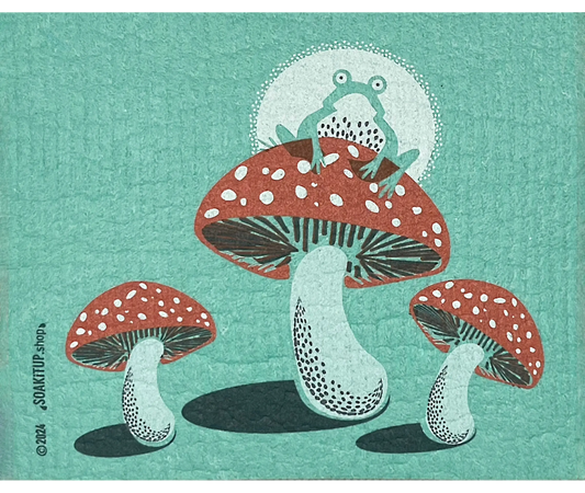 FUNgi Frog - Swedish Dishcloths