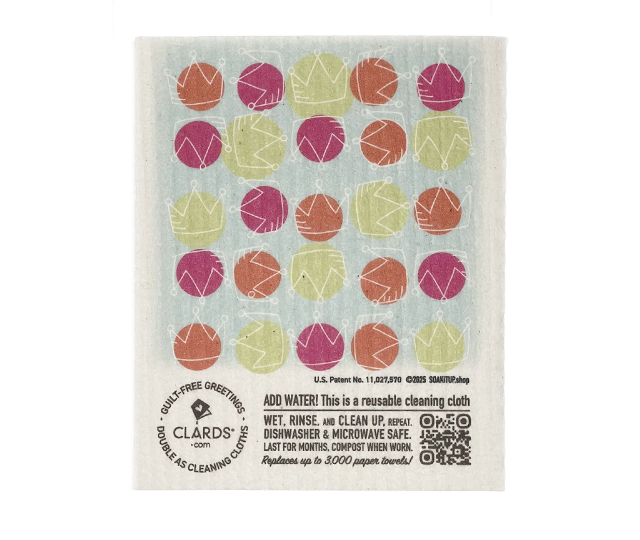 You GOat Girl 2-in-1 Greeting Clard® & Eco Cloth - Eco