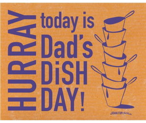 HURRAY today is Dad's Dish Day! ( ON BACKORDER SHIPPED IN 4-6 WEEKS )