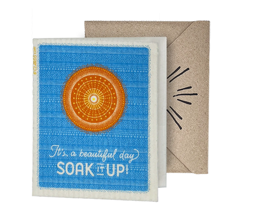 It’s a Beautiful Day Soak iT Up 2-in-1 Greeting Clard® &