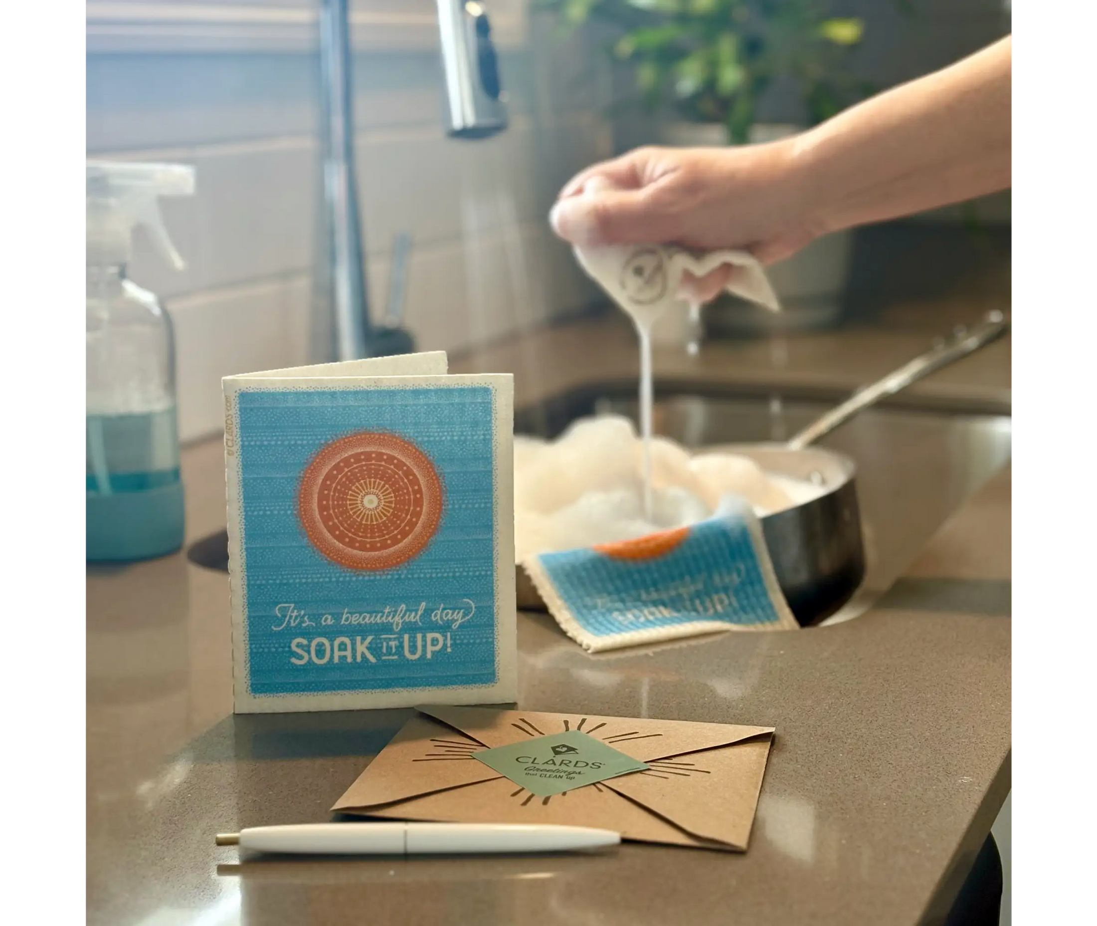 It’s a Beautiful Day Soak iT Up 2-in-1 Greeting Clard® &