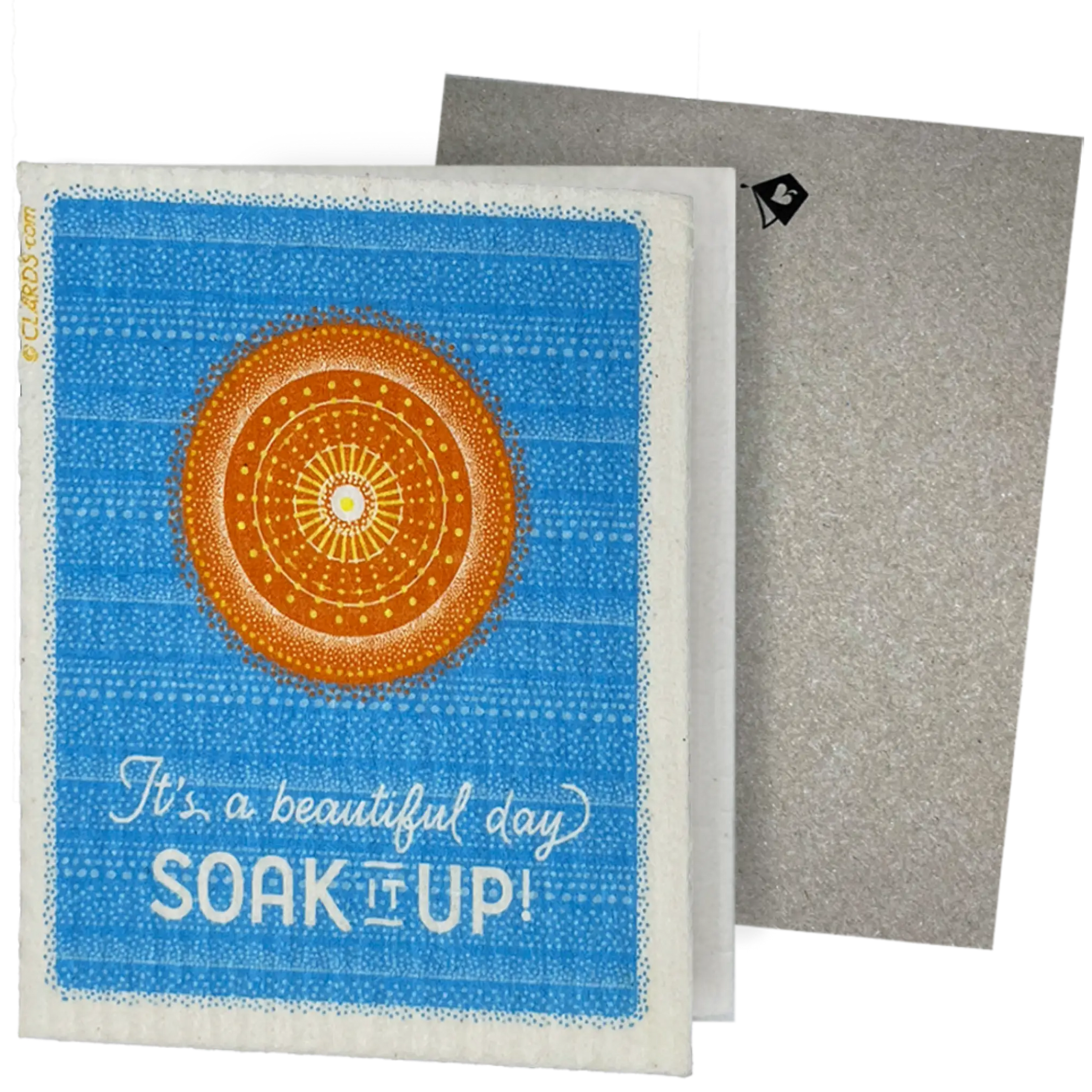 It’s a Beautiful Day Soak iT Up Greeting Card Turns Into