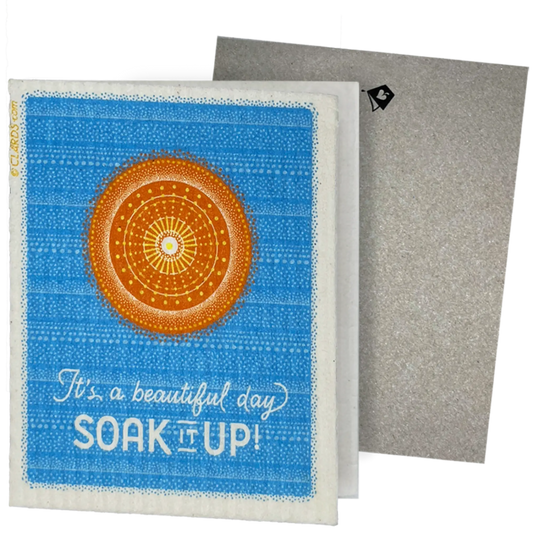 It’s a Beautiful Day Soak iT Up Greeting Card Turns Into