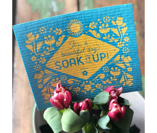 It’s a Beautiful Day Soak it Up! - Swedish Dishcloths