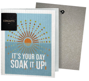 It’s Your Day Soak iT Up Clards—Greetings that Clean Up -