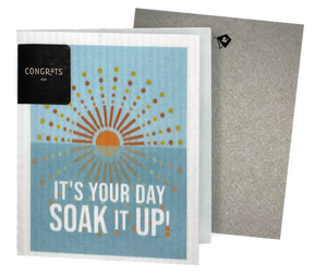 It’s Your Day Soak iT Up Clards—Greetings that Clean Up -