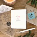 Load image into Gallery viewer, Love More –Greeting Card Turns Swedish Sponge Cloth | Soak

