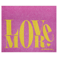 Load image into Gallery viewer, Love More with heart - pink - Swedish Dishcloths Soakitup.shop
