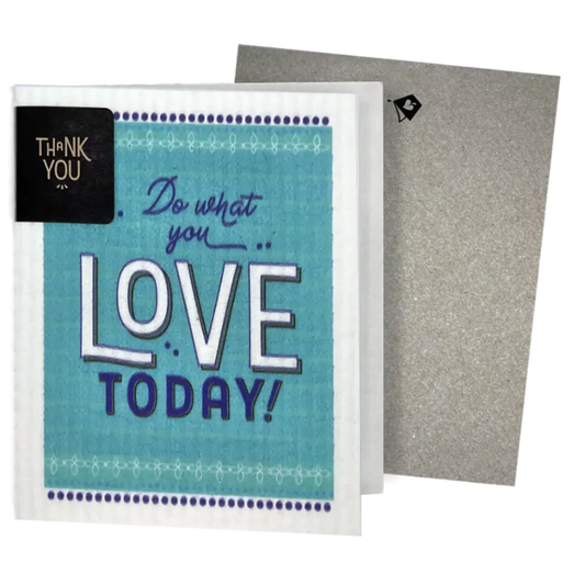 Do What You Love Today White Clards—Greetings that Clean Up soakitup.shop