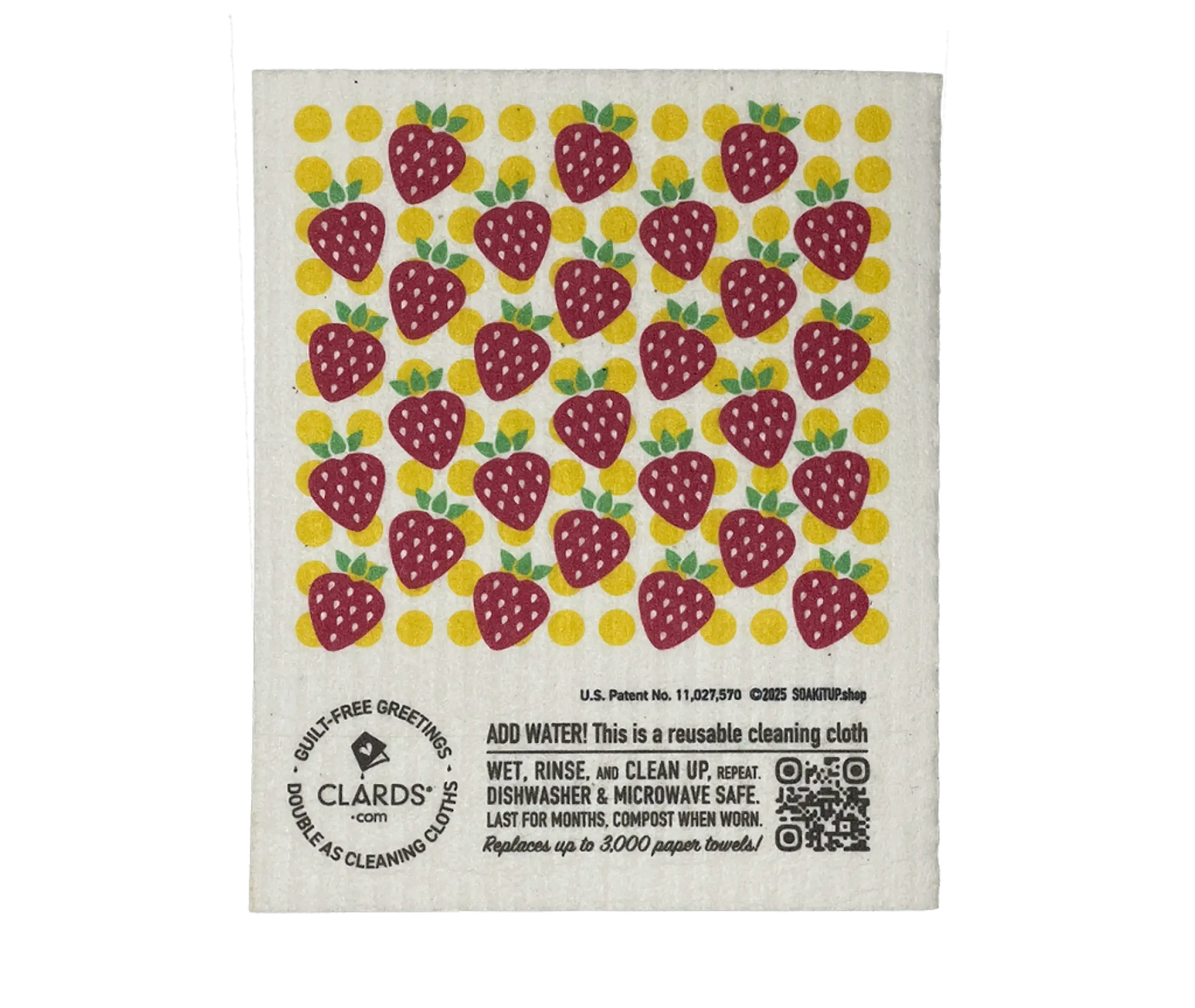 Loved Berry Much 2-in-1 Greeting Clard® & Eco Cloth - Eco
