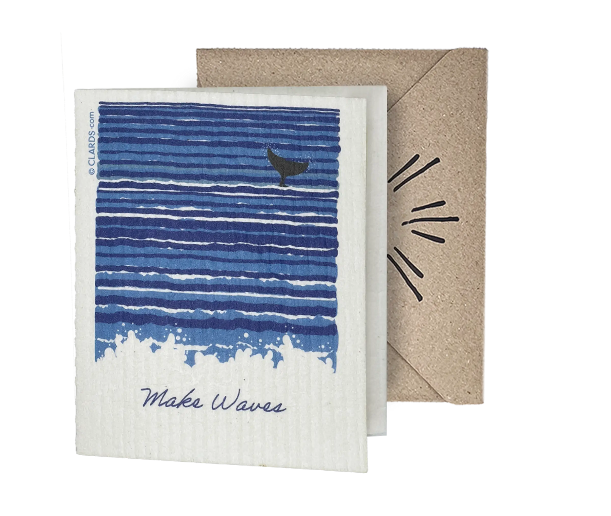 Make Waves 2-in-1 Greeting Clard® & Eco Cloth - Eco