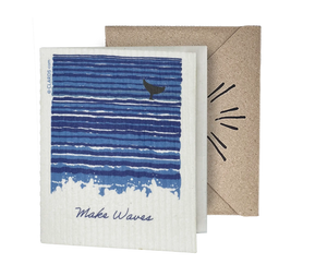 Make Waves 2-in-1 Greeting Clard® & Eco Cloth - Eco