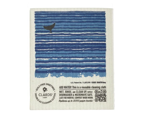 Make Waves 2-in-1 Greeting Clard® & Eco Cloth - Eco