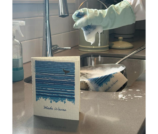 Make Waves 2-in-1 Greeting Clard® & Eco Cloth - Eco