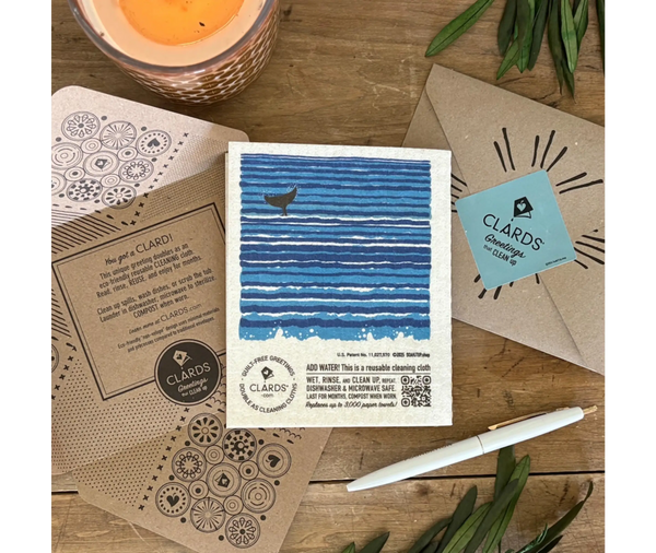 Make Waves 2-in-1 Greeting Clard® & Eco Cloth - Eco