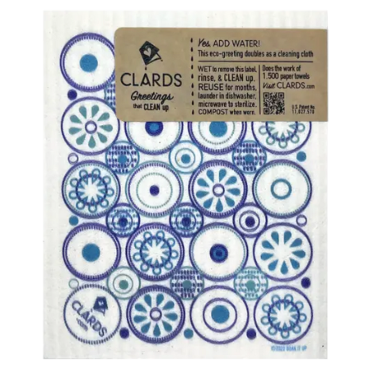 Clard Make Waves Whale Tail Greeting Clards Swedish dishcloths – Soak iT Up