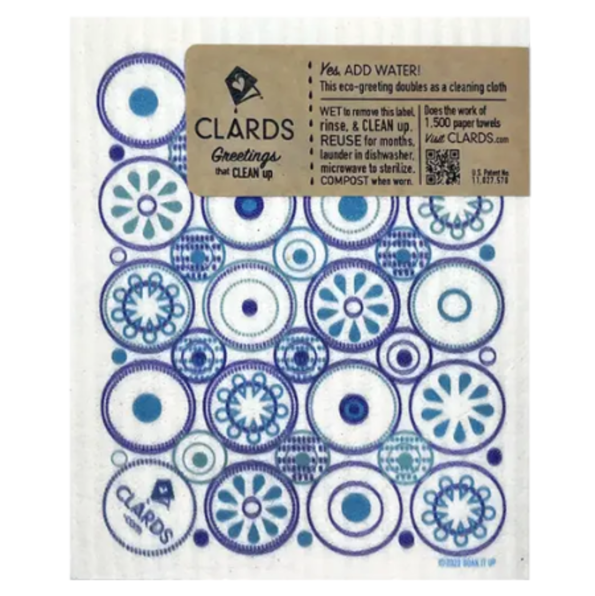 Make Waves Clards—Greetings that Clean Up - Greeting CLARD turns into reusable cleaning cloths soakitup.shop