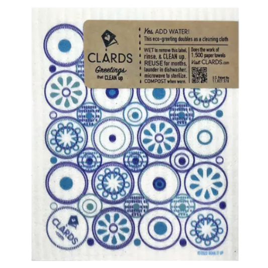 Make Waves Clards—Greetings that Clean Up - Greeting CLARD turns into reusable cleaning cloths soakitup.shop
